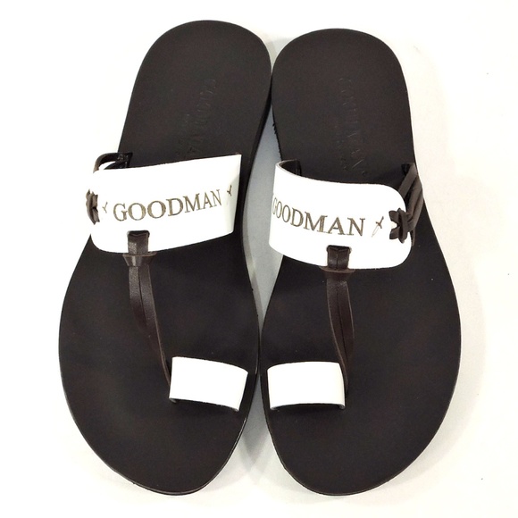 GOODMAN ?? MENS BROWN LEATHER COMFORT SUMMER FLATS SANDALS main image 7